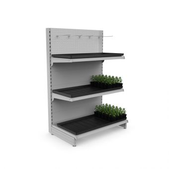 presentación de la planta en el expositor de la tienda