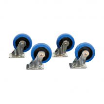 Zachte wielen voor CC karren